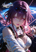 A6 Waifu Board Honkai Star Rail Kafka