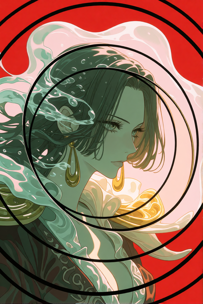A6 Waifu Board Circles Boa Hancock
