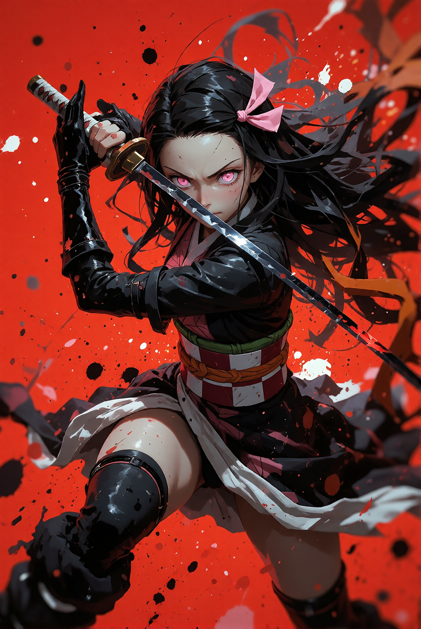 A6 Waifu Board Fighters Nezuko