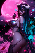 A6 Waifu Board Pink Moon Albedo