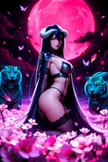 A6 Waifu Board Pink Moon Albedo