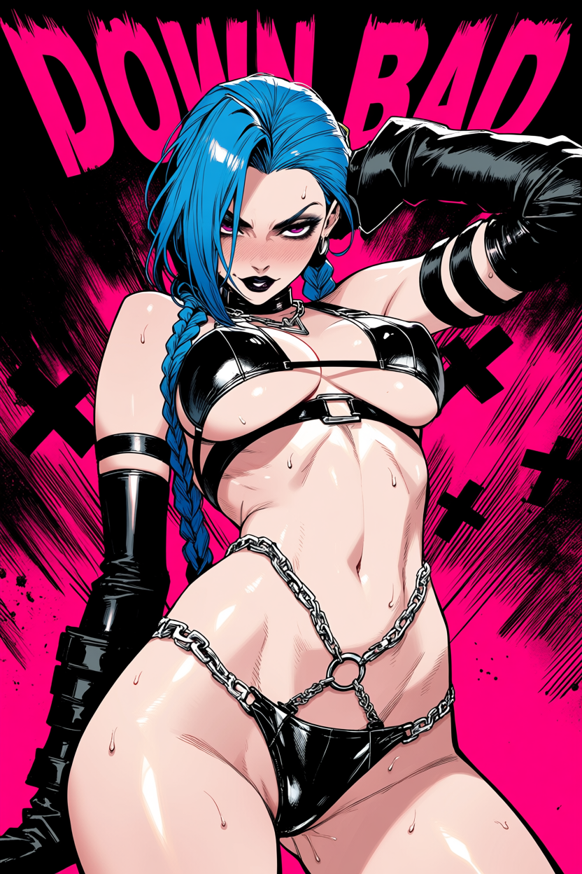 A6 Waifu Board Manga Cover Jinx
