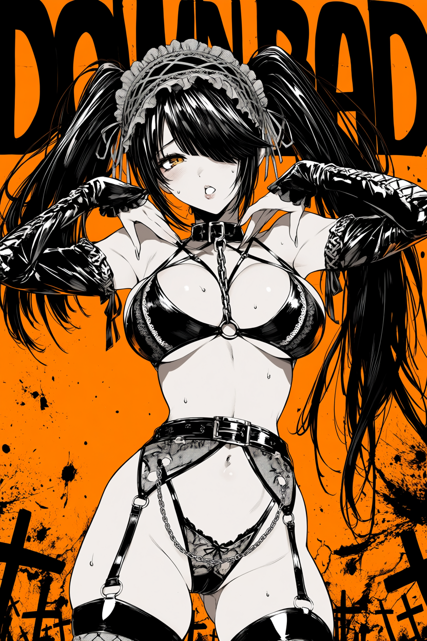 A6 Waifu Board Manga Cover Kurumi