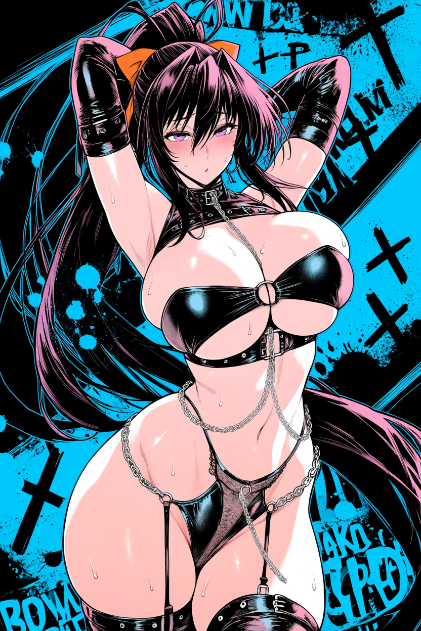 A6 Waifu Board Manga Cover Akeno