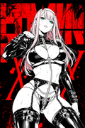 A6 Waifu Board Manga Cover Zero Two