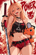 Waifu Board Samurai Power- Art by richardncali
