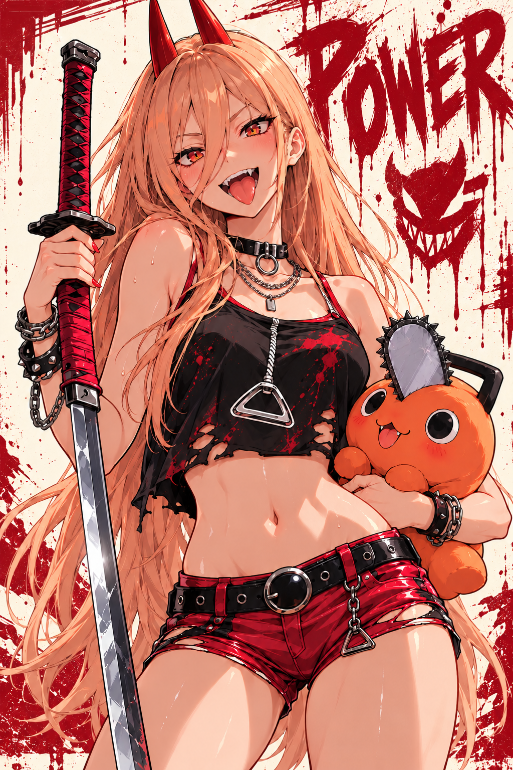 Waifu Board Samurai Power- Art by richardncali