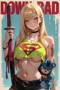 A6 Waifu Board Samurai Marin