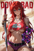 A6 Waifu Board Samurai Rias