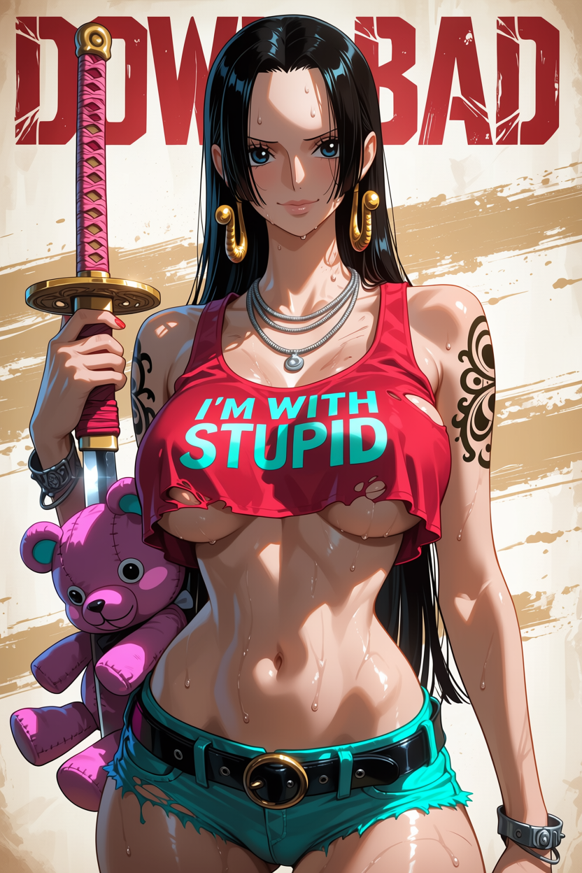 A6 Waifu Board Samurai Boa Hancock