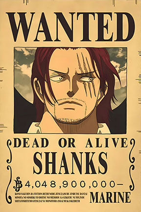 Painting 9x12 Wanted Poster Shanks
