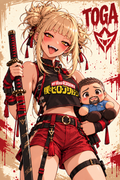 Waifu Board Samurai Toga - Art by richardncali