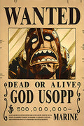 Painting 9x12 Wanted Poster Usopp