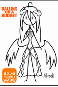A6 Waifu Board TEMU WAIFU Albedo