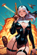Waifu Board Nuns with Guns Frieren