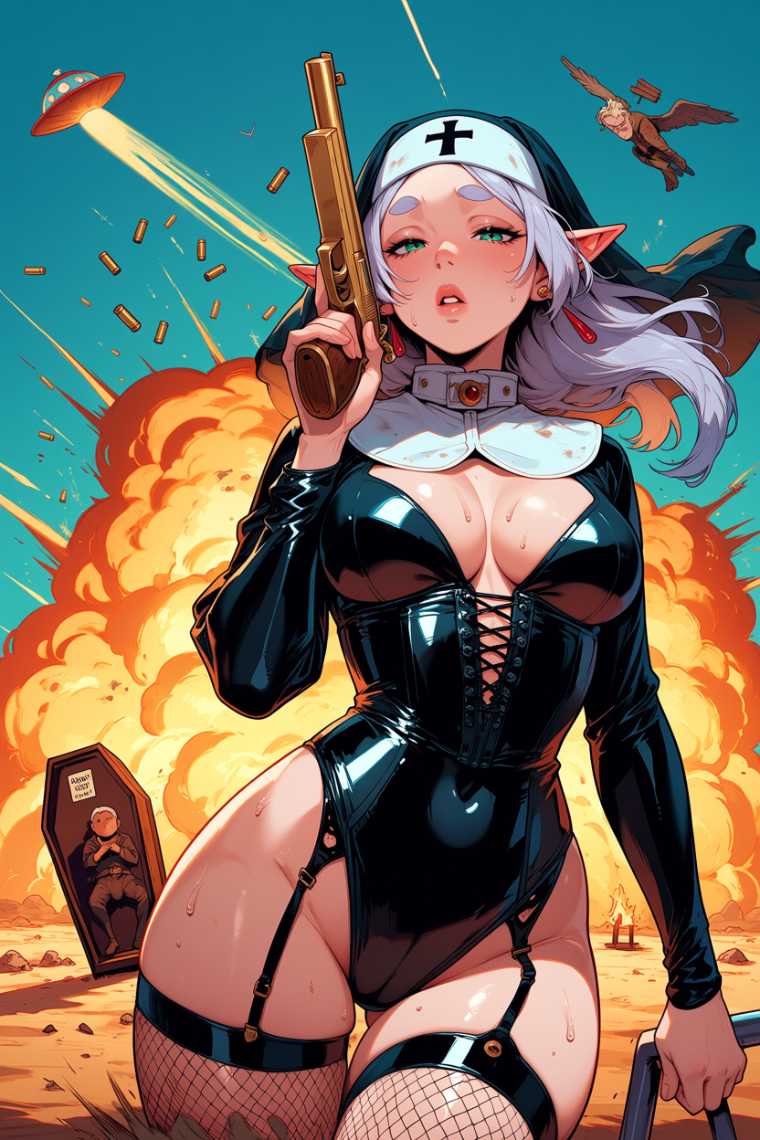 Waifu Board Nuns with Guns Frieren