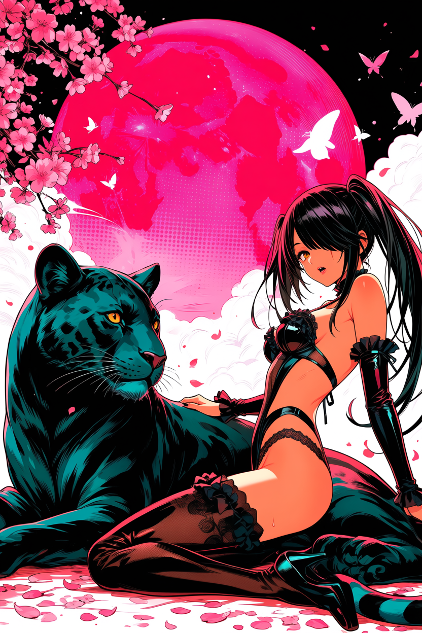 A6 Waifu Board Pink Moon Kurumi