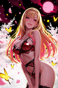 A6 Waifu Board Pink Moon Marin