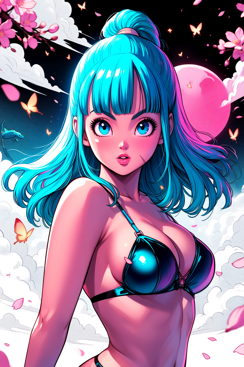 A6 Waifu Board Pink Moon Bulma