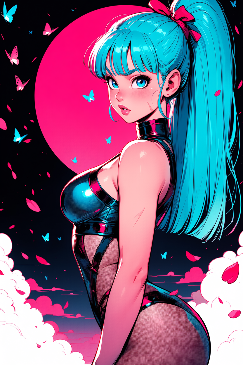 A6 Waifu Board Pink Moon Bulma
