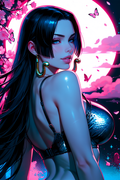 A6 Waifu Board Pink Moon Boa Hancock