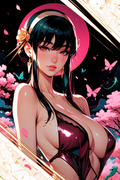 A6 Waifu Board Pink Moon Yor