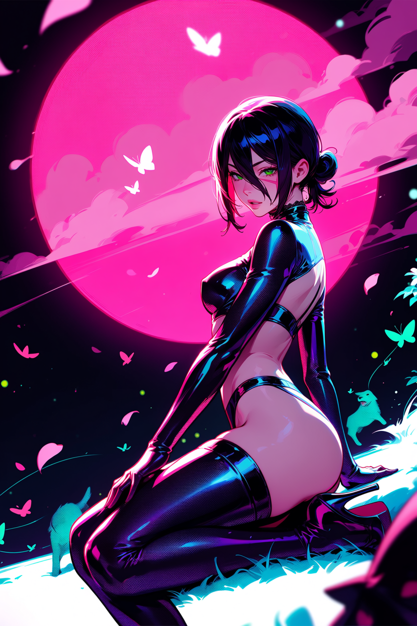 A6 Waifu Board Pink Moon Reze