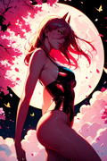 A6 Waifu Board Pink Moon Power