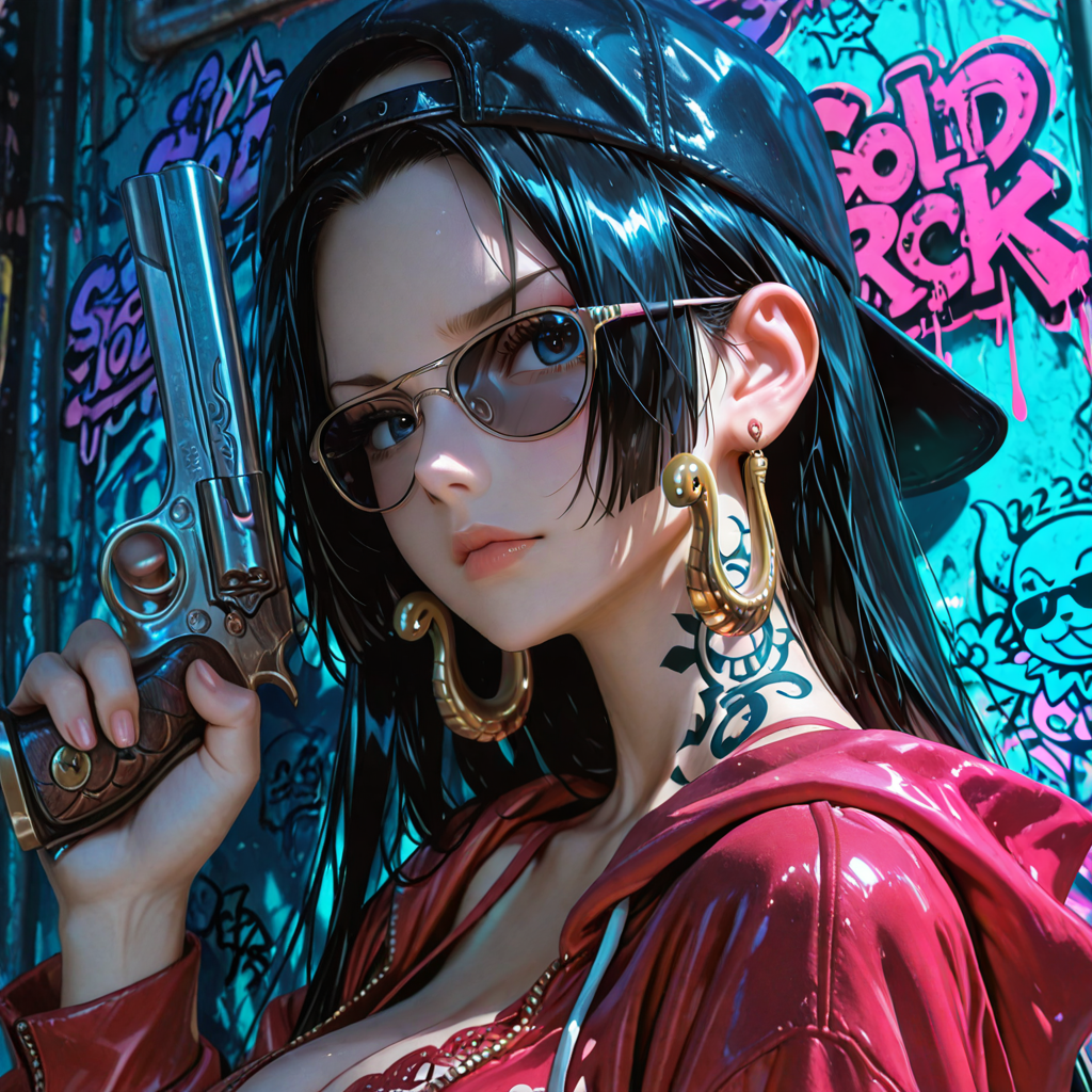 Down Bad Boa Hancock and Uta Gangsta Binder