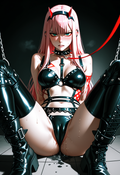 A6 Waifu Board Dangerous Pets Zero Two