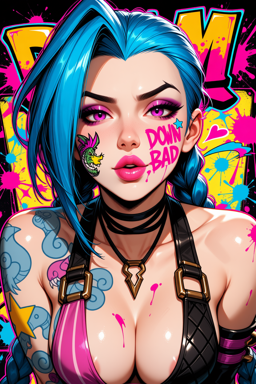 Waifu Board DB Girl Jinx