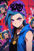 A6 Waifu Board Gangsta Jinx