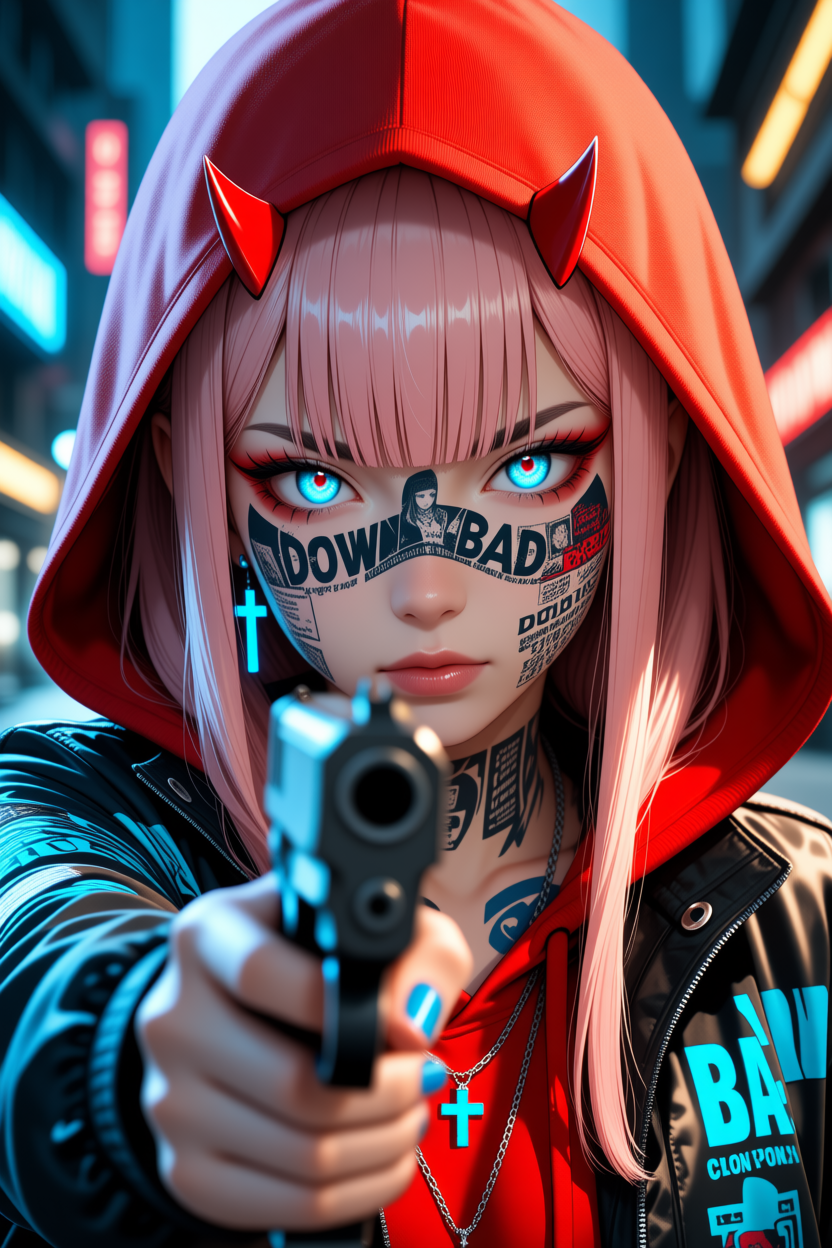 Waifu Board Cyber Gangsta Zero Two