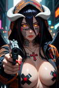 Waifu Board Cyber Gangsta Albedo