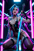 Waifu Board Cyber Dragon Cyber Jinx