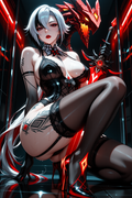 Waifu Board Cyber Dragon arlecchino