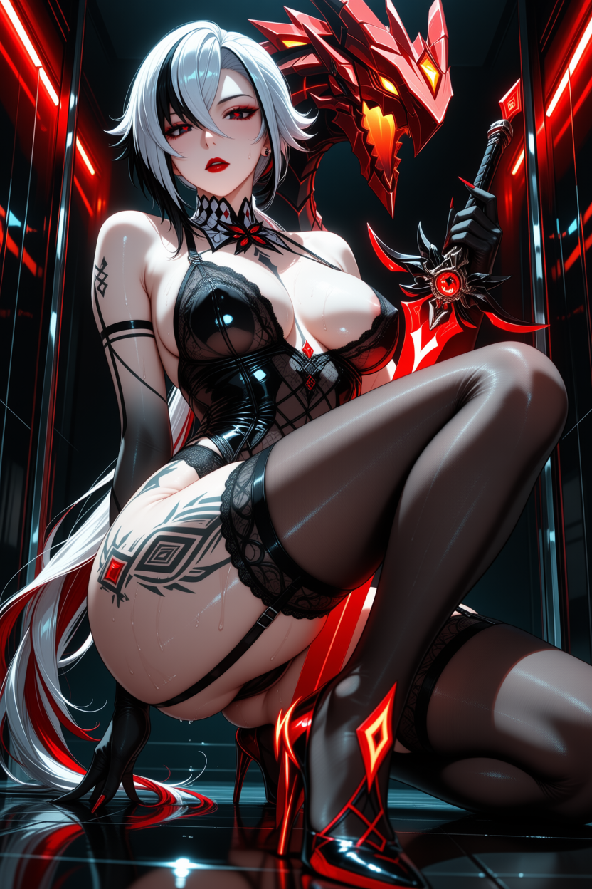 Waifu Board Cyber Dragon arlecchino