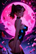 A6 Waifu Board Pink Moon Momo