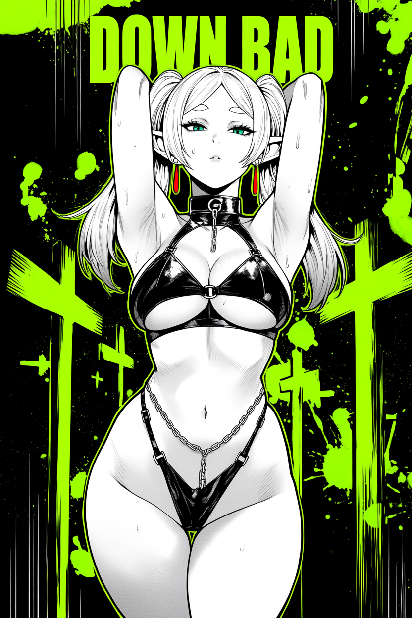 A6 Waifu Board Manga Cover Frieren