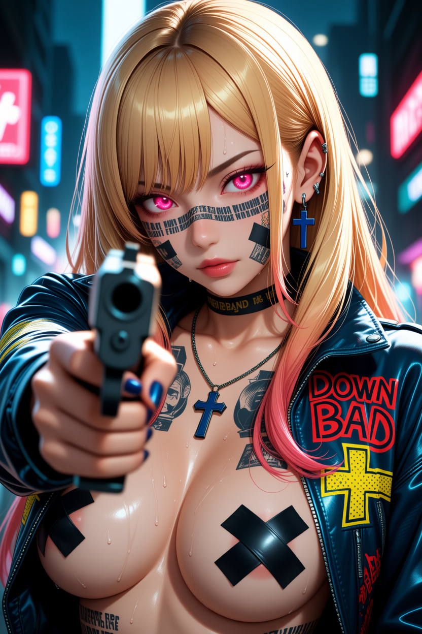 Waifu Board Cyber Gangsta Marin