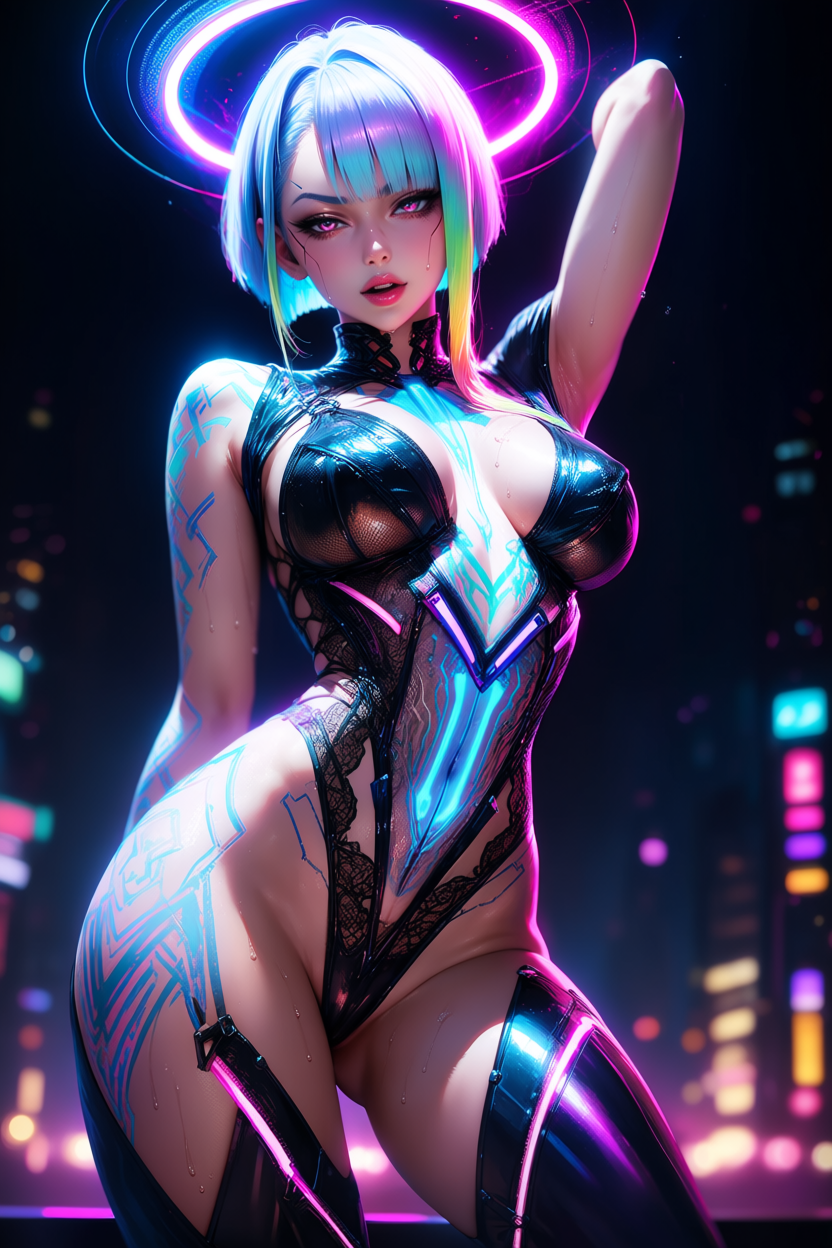 A6 Waifu Board Goddess Cyber Lucy