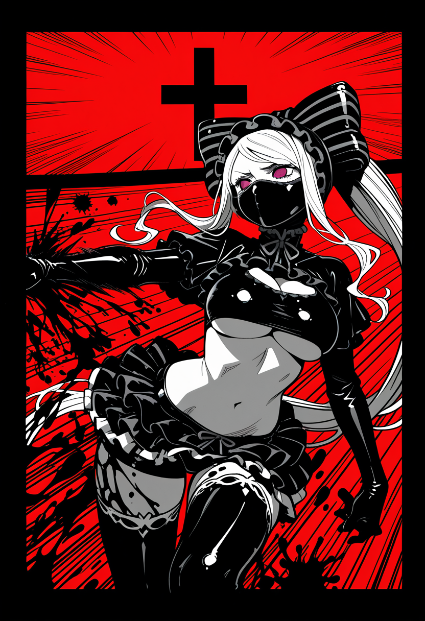 A6 Waifu Board Manga Cover Shalltear Bloodfallen