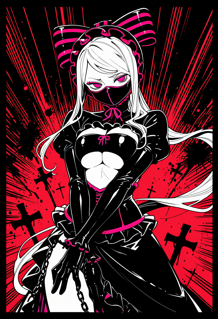 A6 Waifu Board Manga Cover Shalltear Bloodfallen