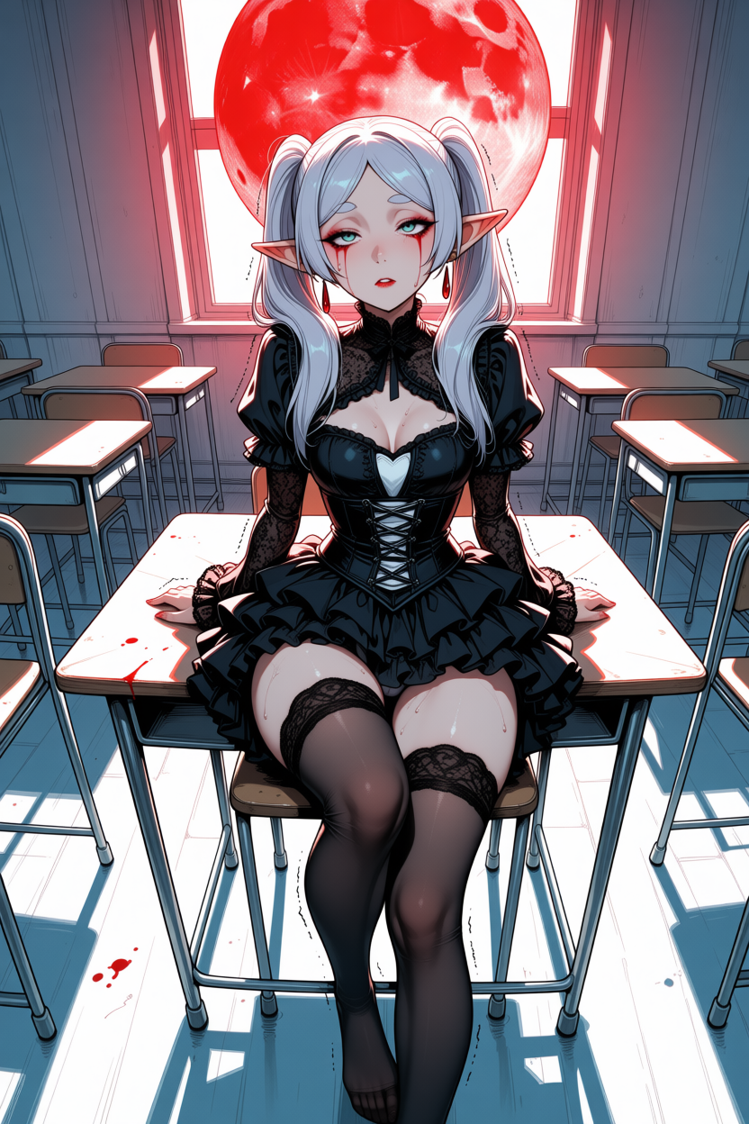 A6 Waifu Board Halloween Valentine Frieren
