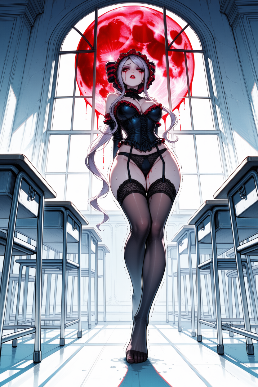 A6 Waifu Board Halloween Valentine Shalltear Bloodfallen