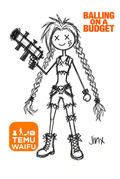 A6 Waifu Board TEMU WAIFU Jinx