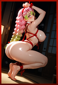 A6 Waifu Board Ribbons Mitsuri