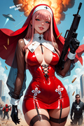 Waifu Board Nuns with Guns Zero Two