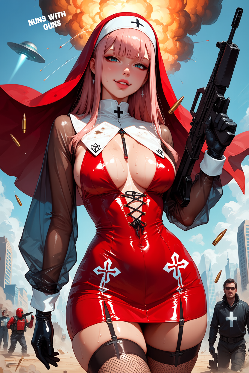 Waifu Board Nuns with Guns Zero Two