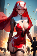 Waifu Board Nuns with Guns Zero Two